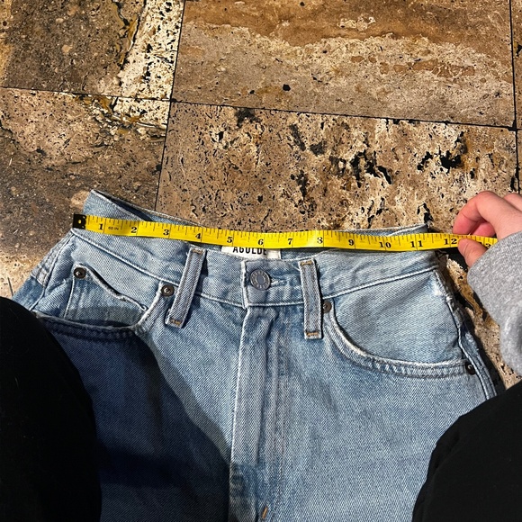 AGOLDE Pinch Waist High Rise Kick Jeans - Riptide - Picture 8 of 9